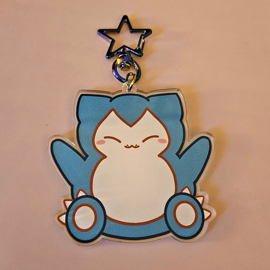 Snorlax Keychain