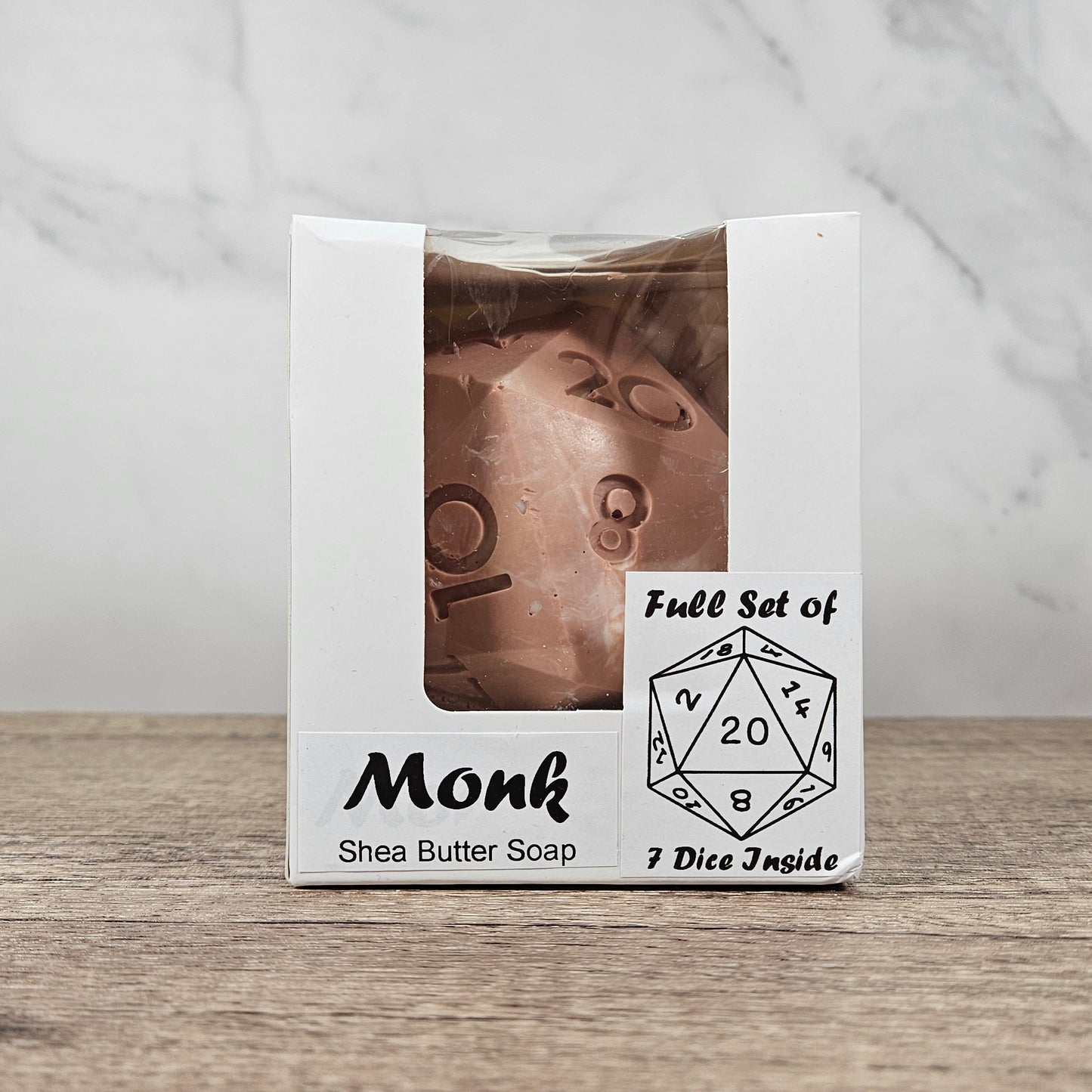 Monk D20 Mystery Dice Shea Butter Soap