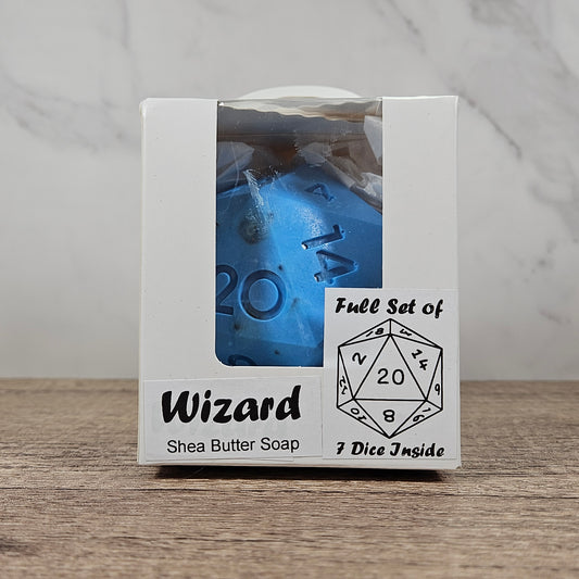 Wizard D20 Mystery Dice Shea Butter Soap