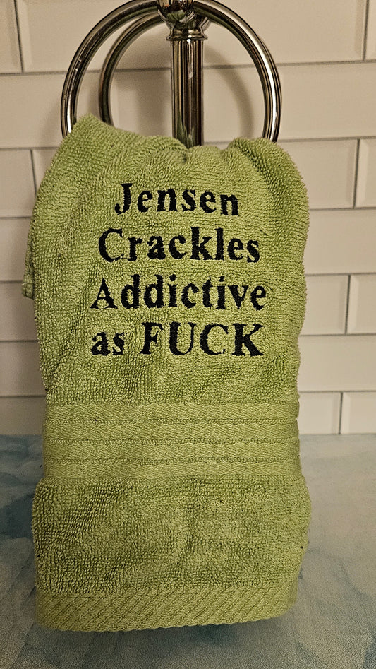 Jensen Crackles Embroidered Hand Towel