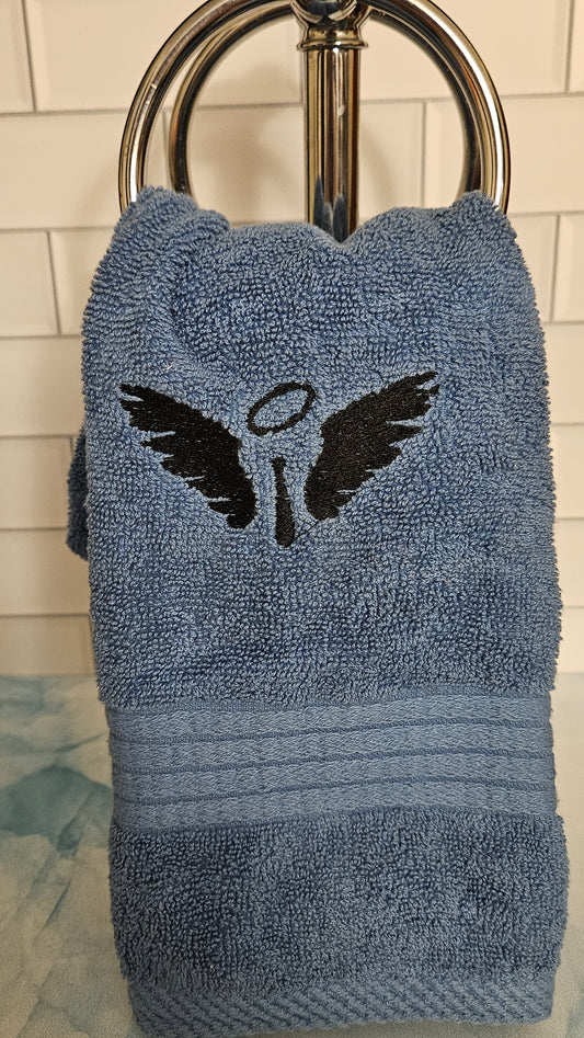 Castiel's Symbol Embroidered Hand Towel