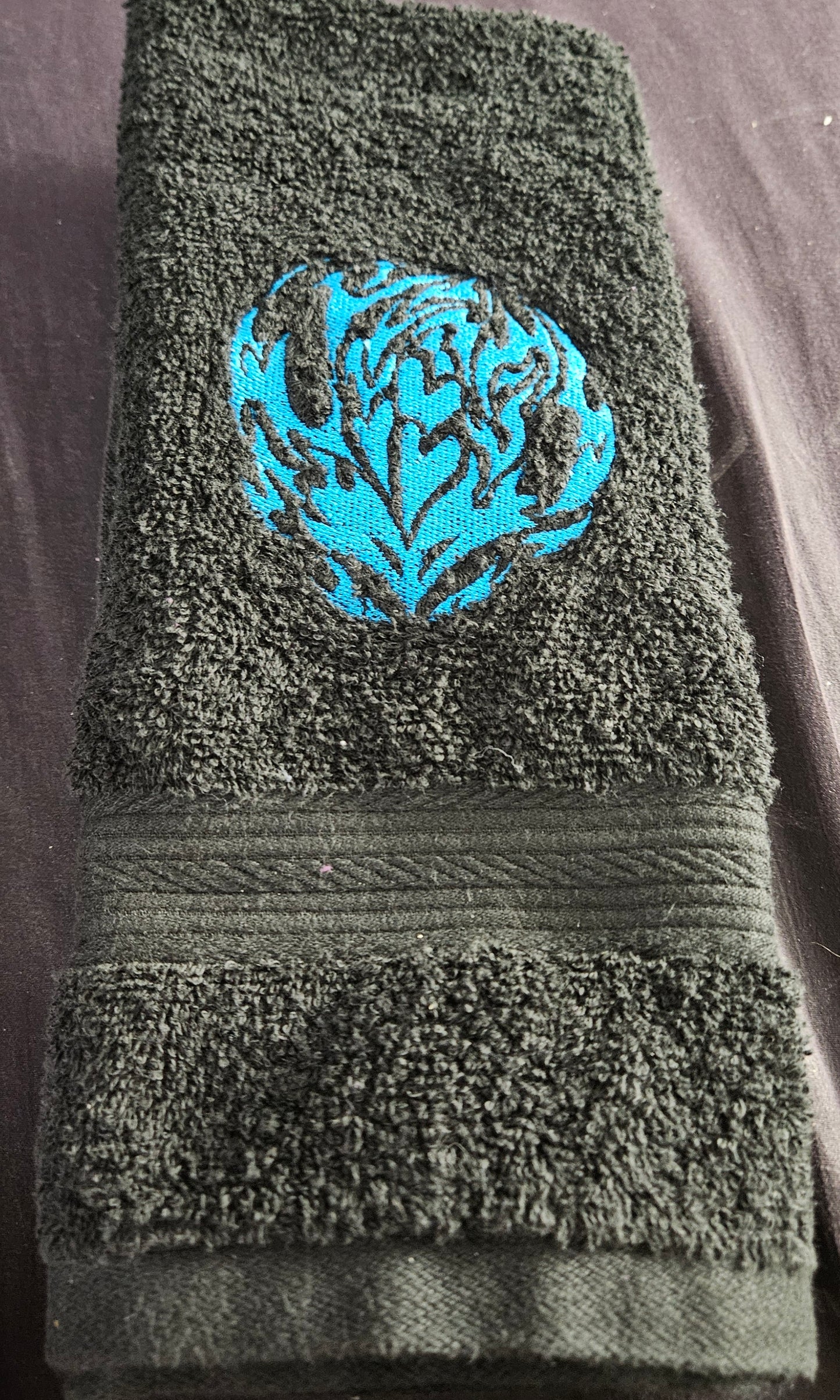Full Set of Hell Ring Symbol Embroidered Hand Towels
