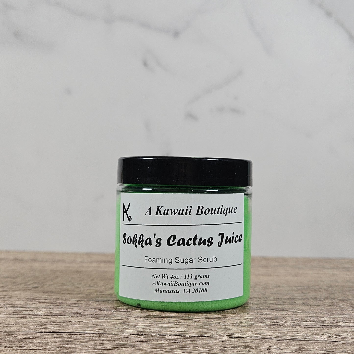 Sokka's Cactus Juice - Avatar Themed Foaming Sugar Scrub