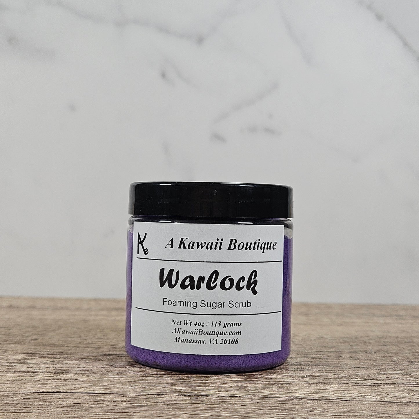 Warlock DnD Foaming Sugar Scrub
