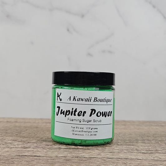 Jupiter Power Themed Foaming Sugar Scrub