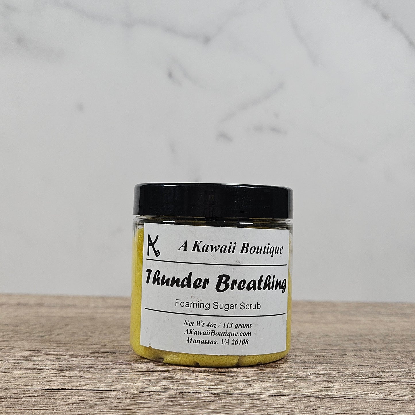 Thunder Breathing Themed Slayer Foaming Sugar Scrub