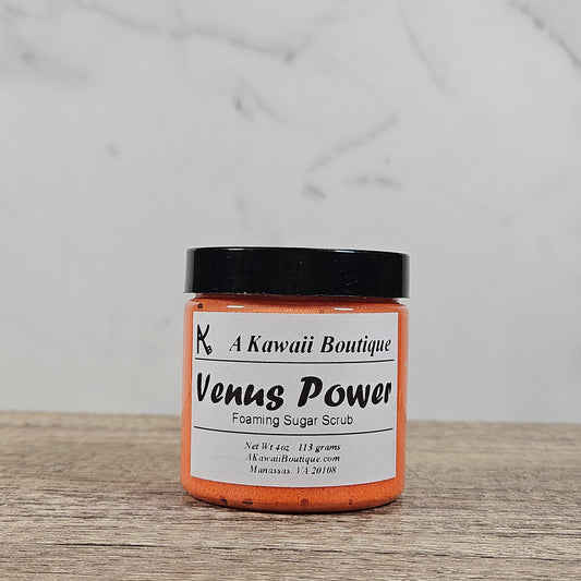 Venus Power Themed Foaming Sugar Scrub