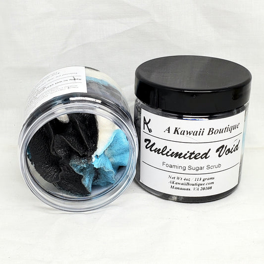Unlimited Void Themed Foaming Sugar Scrub