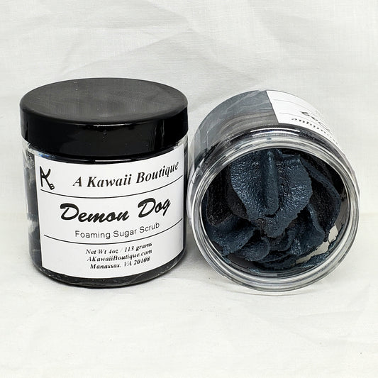 Demon Dog Themed Foaming Sugar Scrub