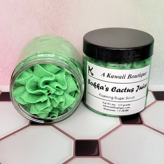 Sokka's Cactus Juice - Avatar Themed Foaming Sugar Scrub