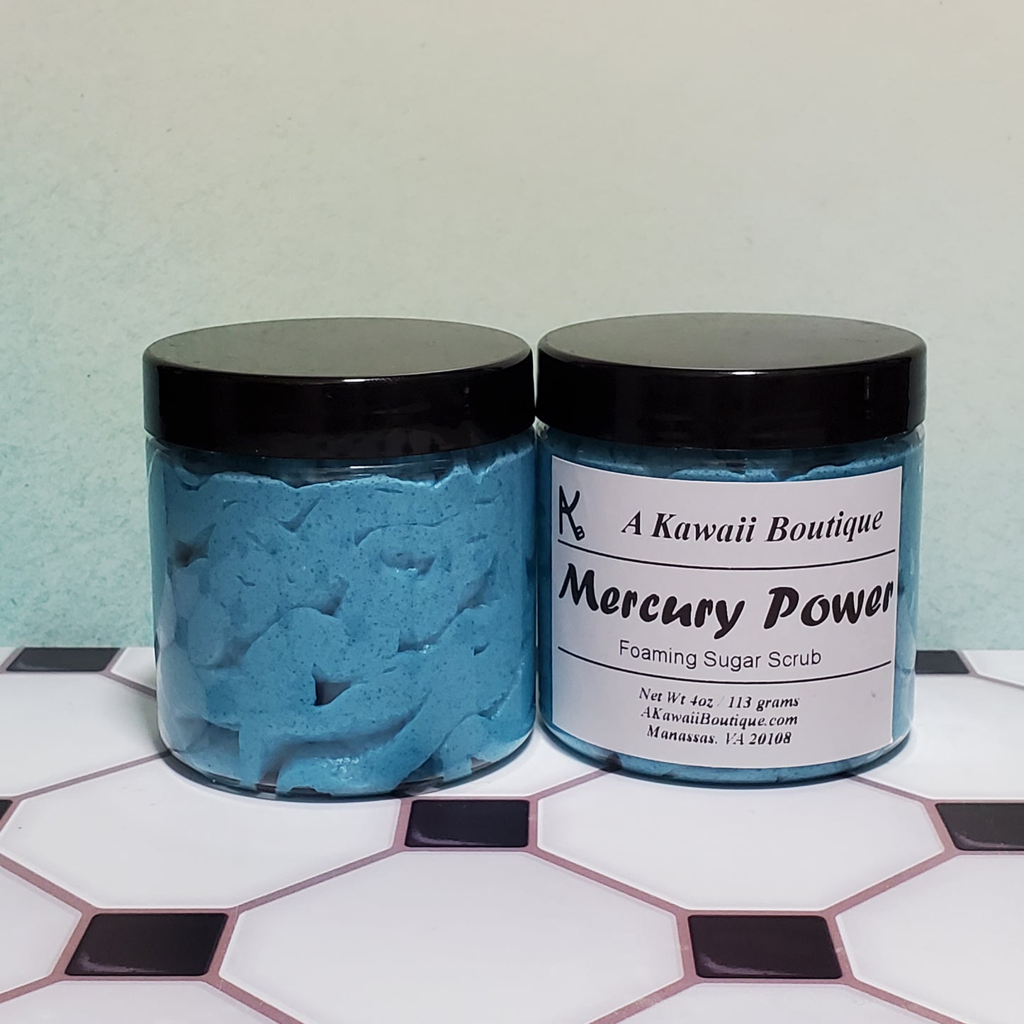 Mercury Power Themed Foaming Sugar Scrub