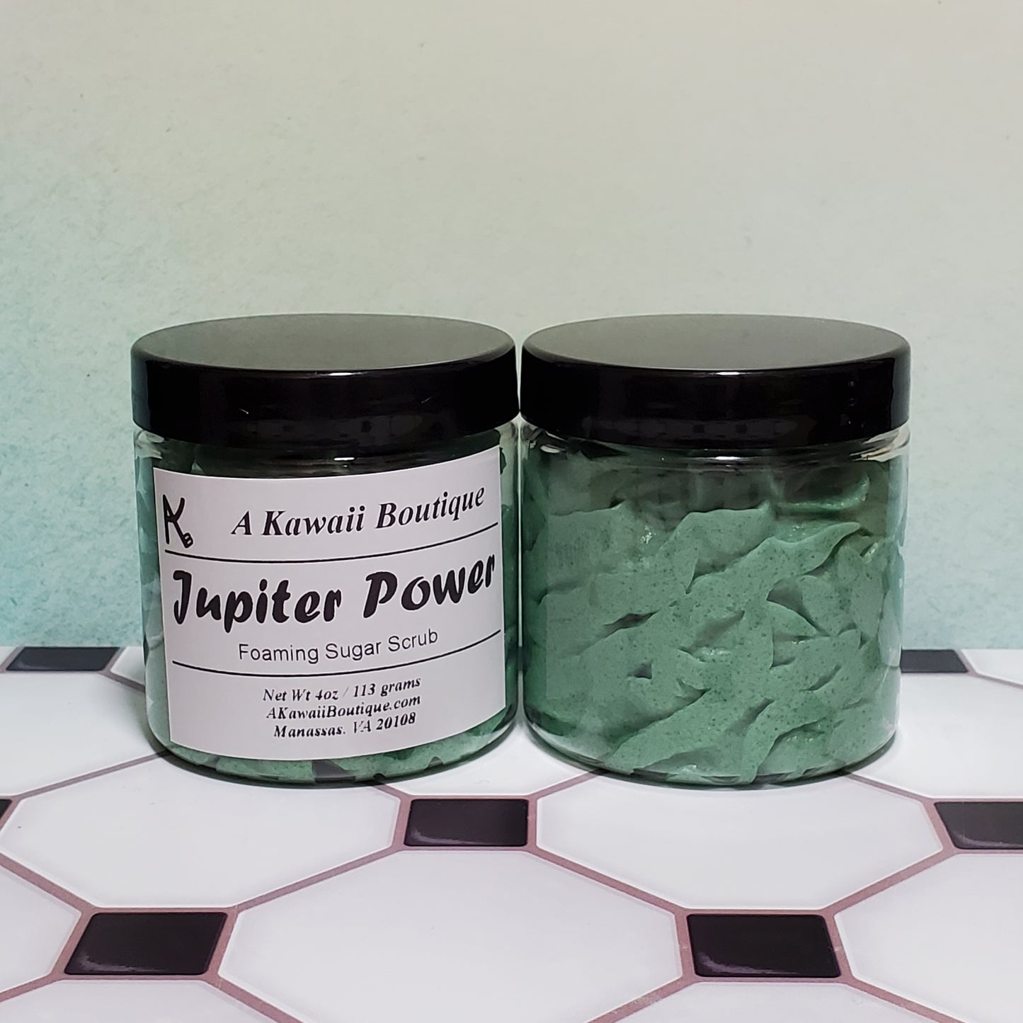 Jupiter Power Themed Foaming Sugar Scrub
