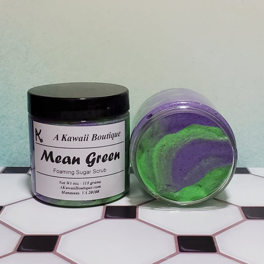 Mean Green - Hulk Inspired Foaming Sugar Scrub