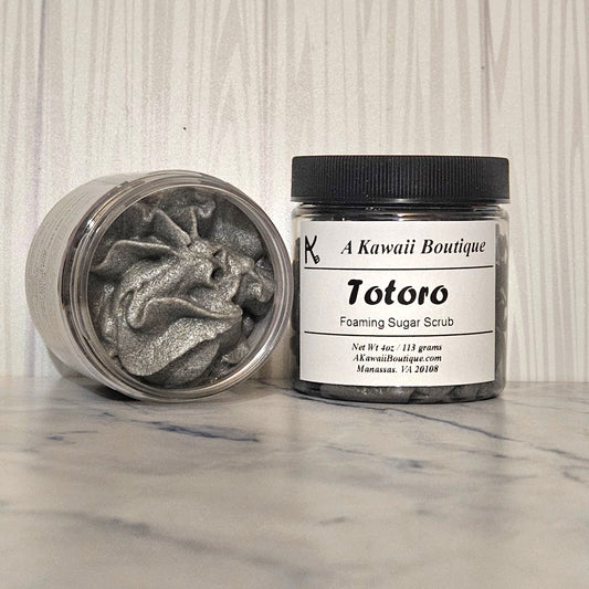 Forest Spirit Totoro Themed Foaming Sugar Scrub