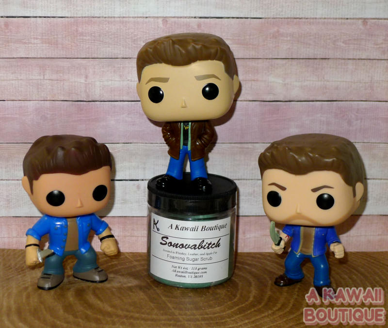 Supernatural Themed Foaming Sugar Scrubs