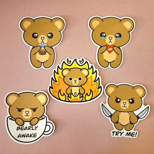 Bear Sticker Set