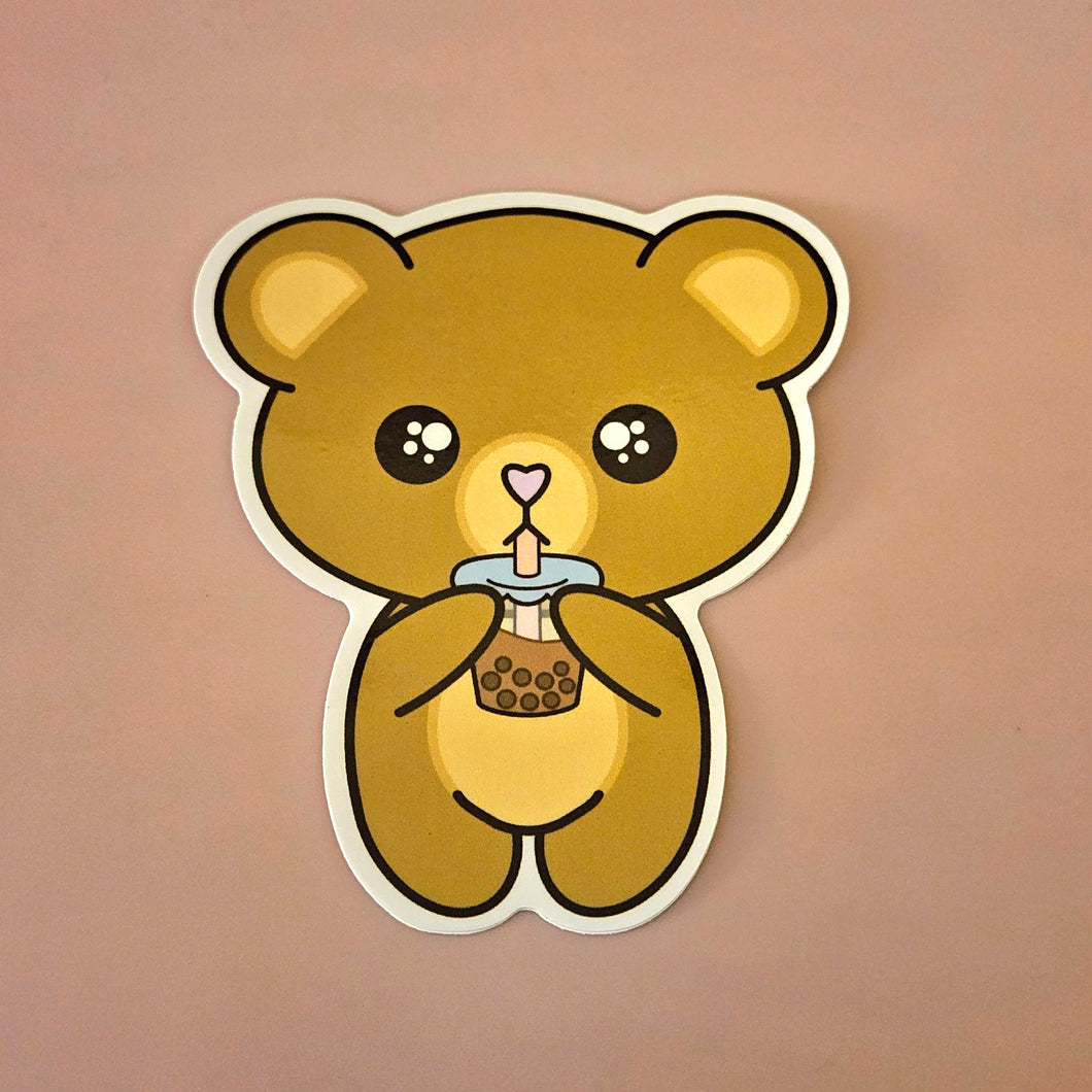 Boba Bear Sticker