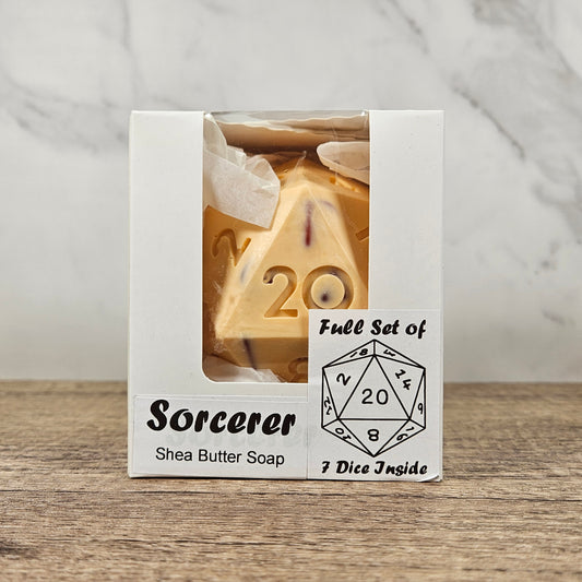 Sorcerer D20 Mystery Dice Shea Butter Soap