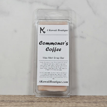 Commoner's Coffee Themed Wax Melt Bar