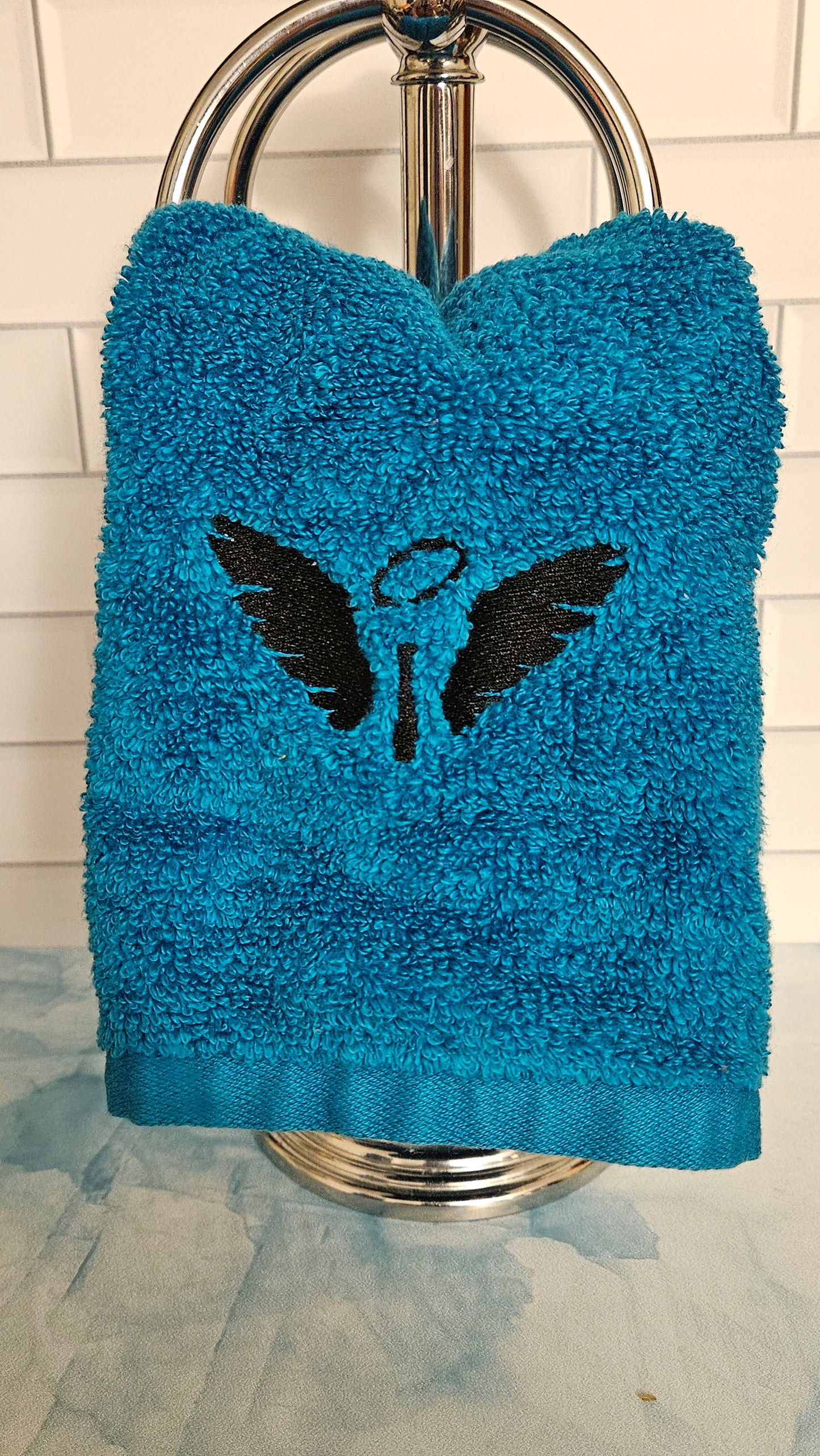 Castiel's Symbol Embroidered Hand Towel