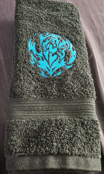 Full Set of Hell Ring Symbol Embroidered Hand Towels