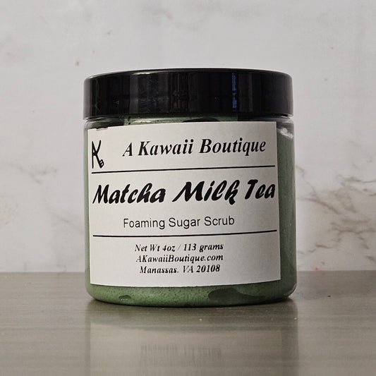 Matcha Milk Tea Sugar Scrub