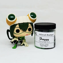 Load image into Gallery viewer, Froggy Themed MHA Foaming Sugar Scrub
