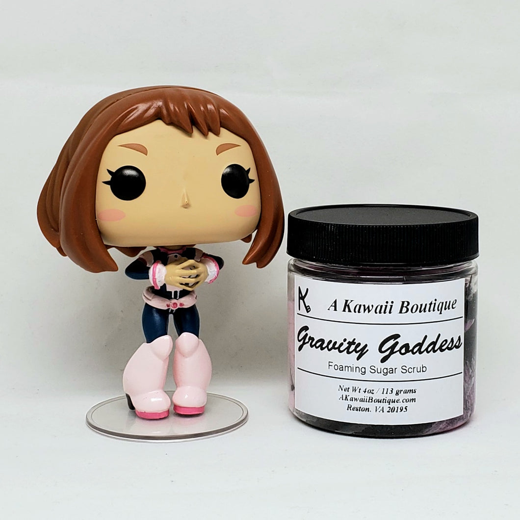 Gravity Goddess Themed MHA Foaming Sugar Scrub