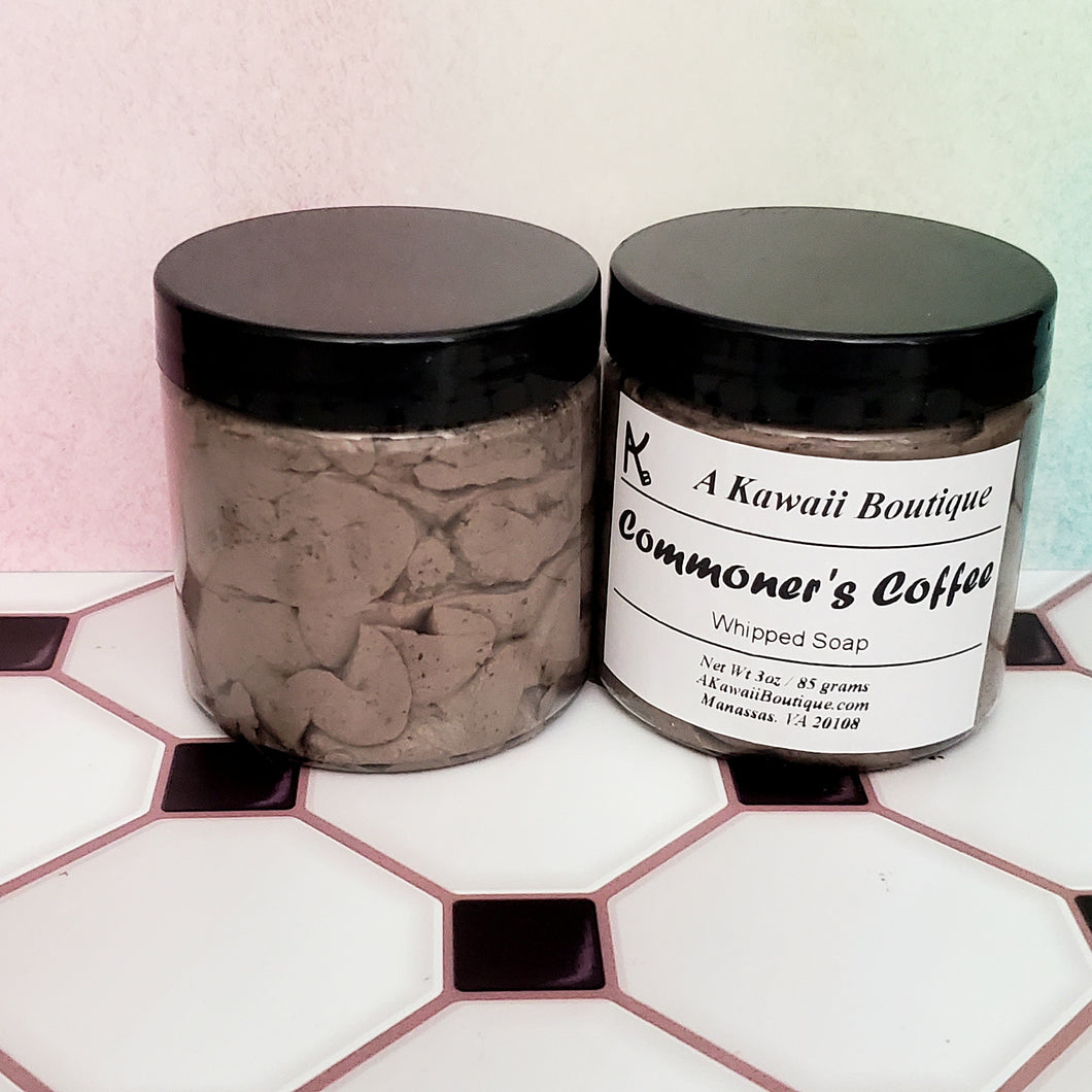 Commoner's Coffee Themed Whipped Soap