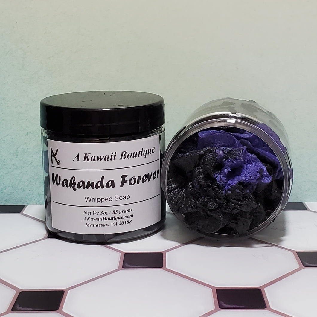 Wakanda Forever - Black Panther Inspired Whipped Soap